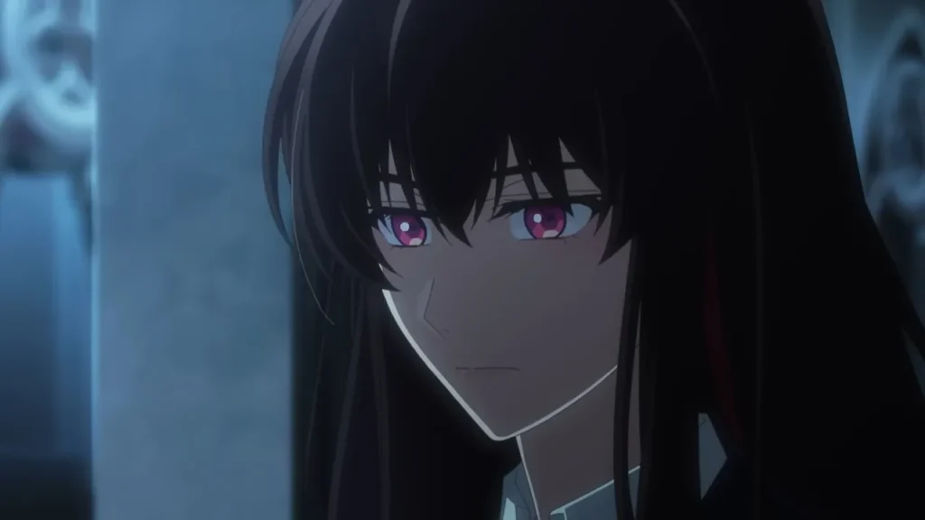 Captura del tráiler oficial del anime Dark Moon: The Blood Altar