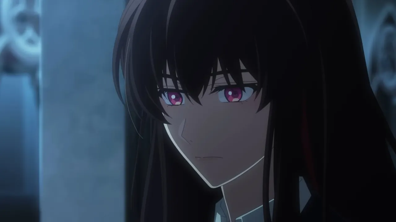 Captura del tráiler oficial del anime Dark Moon: The Blood Altar