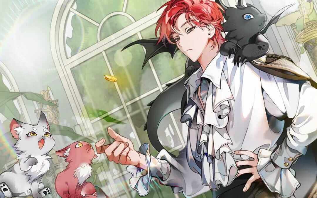 Portada del webtoon Trash of the Count's Family con el protagonista Cale Henituse en un entorno noble