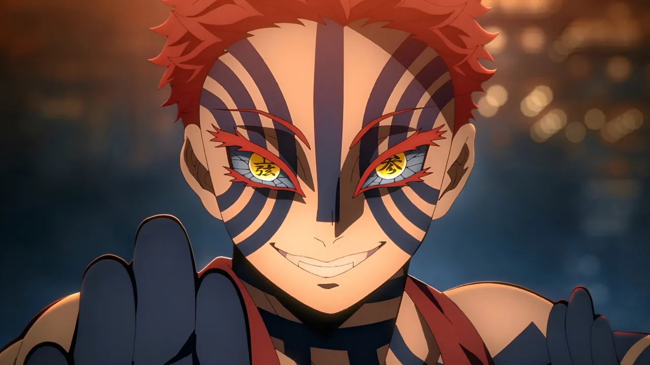 Akaza de Demon Slayer: Kimetsu no Yaiba