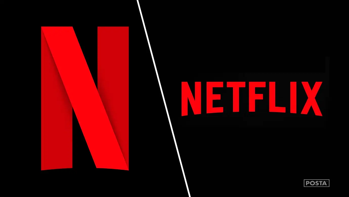 Logotipo de Netflix sobre fondo negro