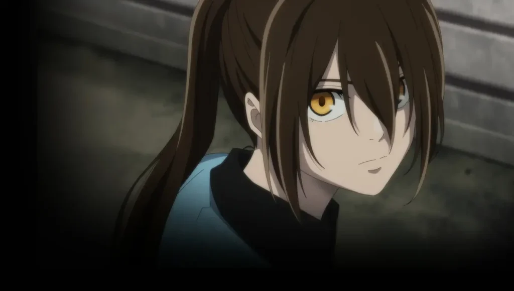 Escena del anime de Tower of God con Bam preparado para luchar