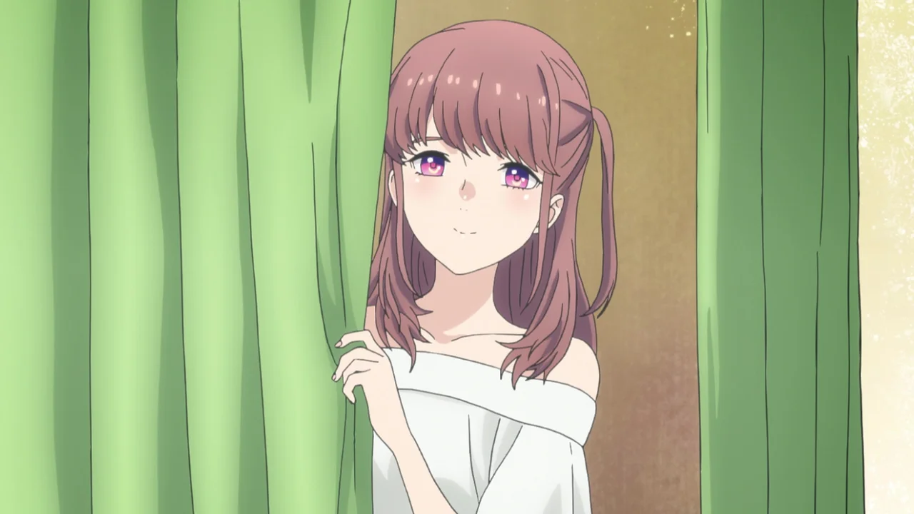 Eripiyo apoyando a su idol Maina en Oshi ga Budoukan Ittekuretara Shinu, anime sobre la obsesión y el sacrificio de los fans