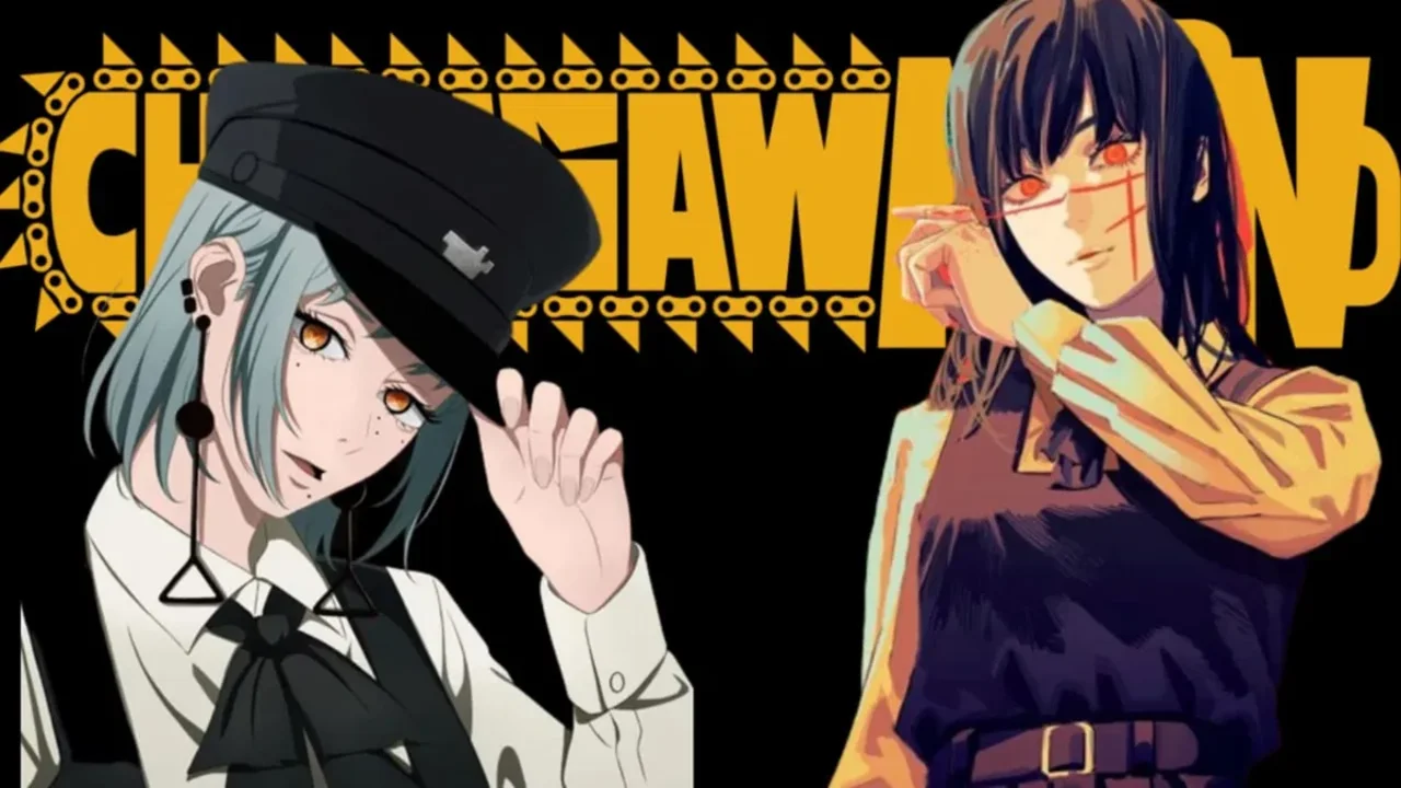 Yoru juntas en una ilustración oficial de Chainsaw Man
