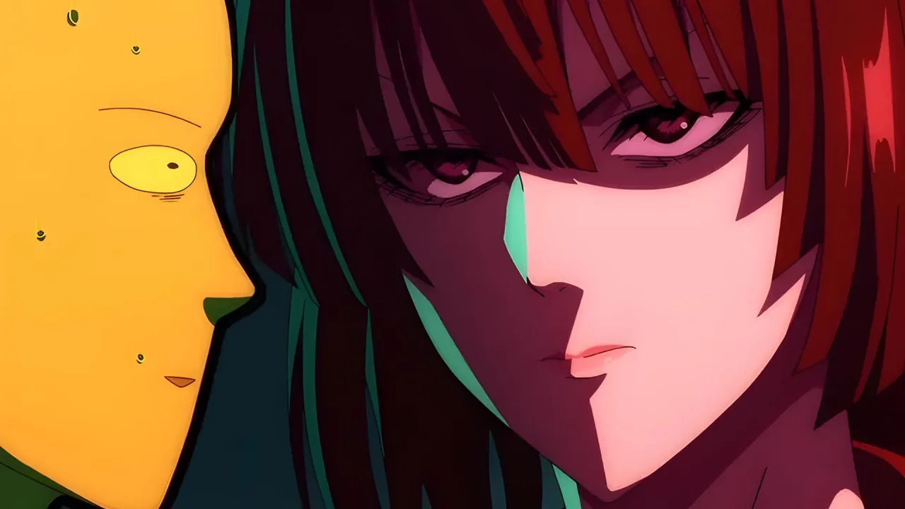 Escena de One Punch Man con animación simplificada como ejemplo de mala calidad visual