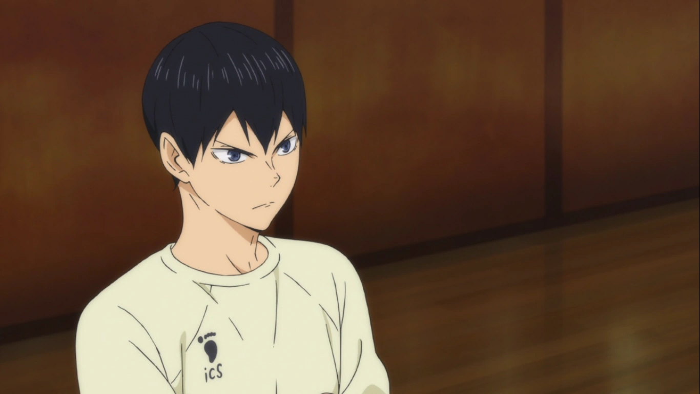 Kageyama de Haikyuu con expresión seria, rival de Oikawa y símbolo del talento natural