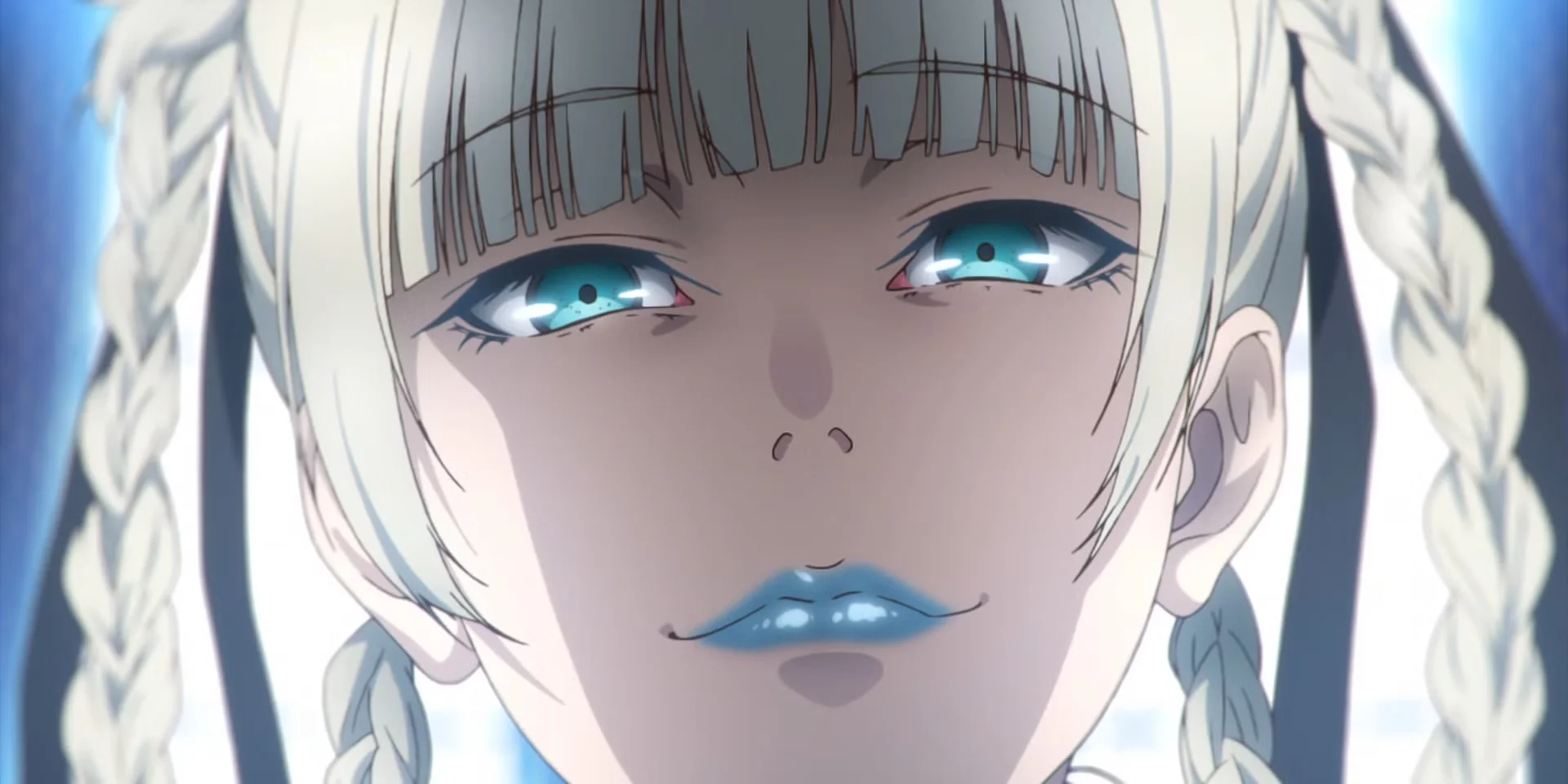 Kirari Momobami, presidenta del consejo estudiantil en Kakegurui, uno de los ejemplos más extremos de poder absoluto en el anime
