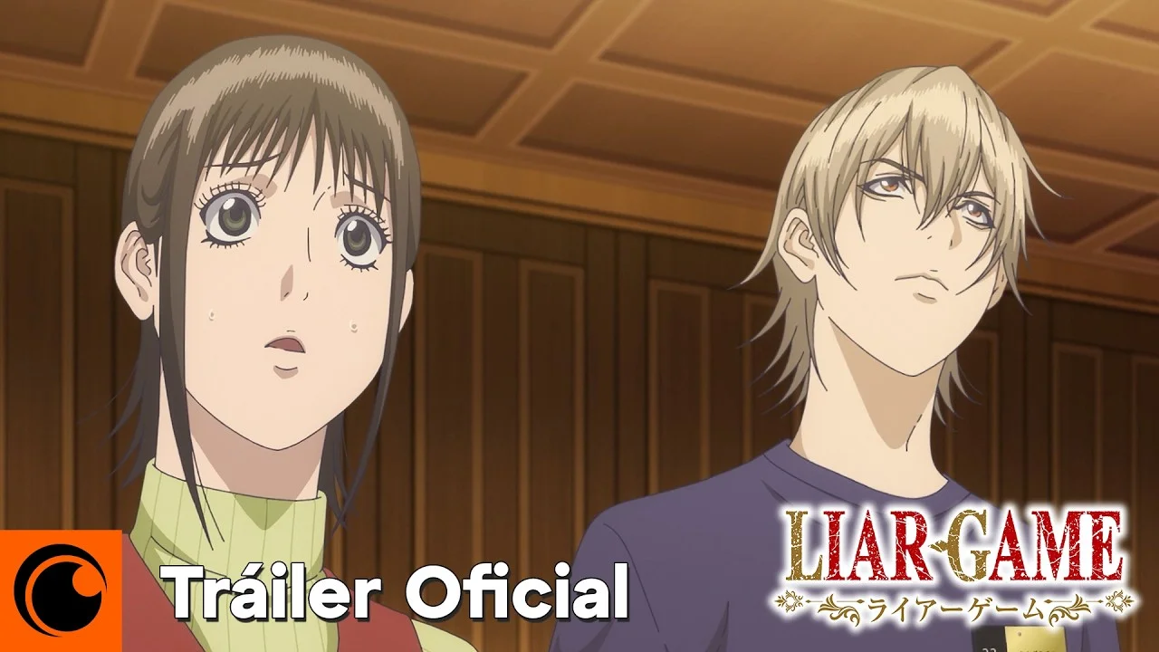 Nao y Akiyama en el tráiler oficial del anime Liar Game de Madhouse