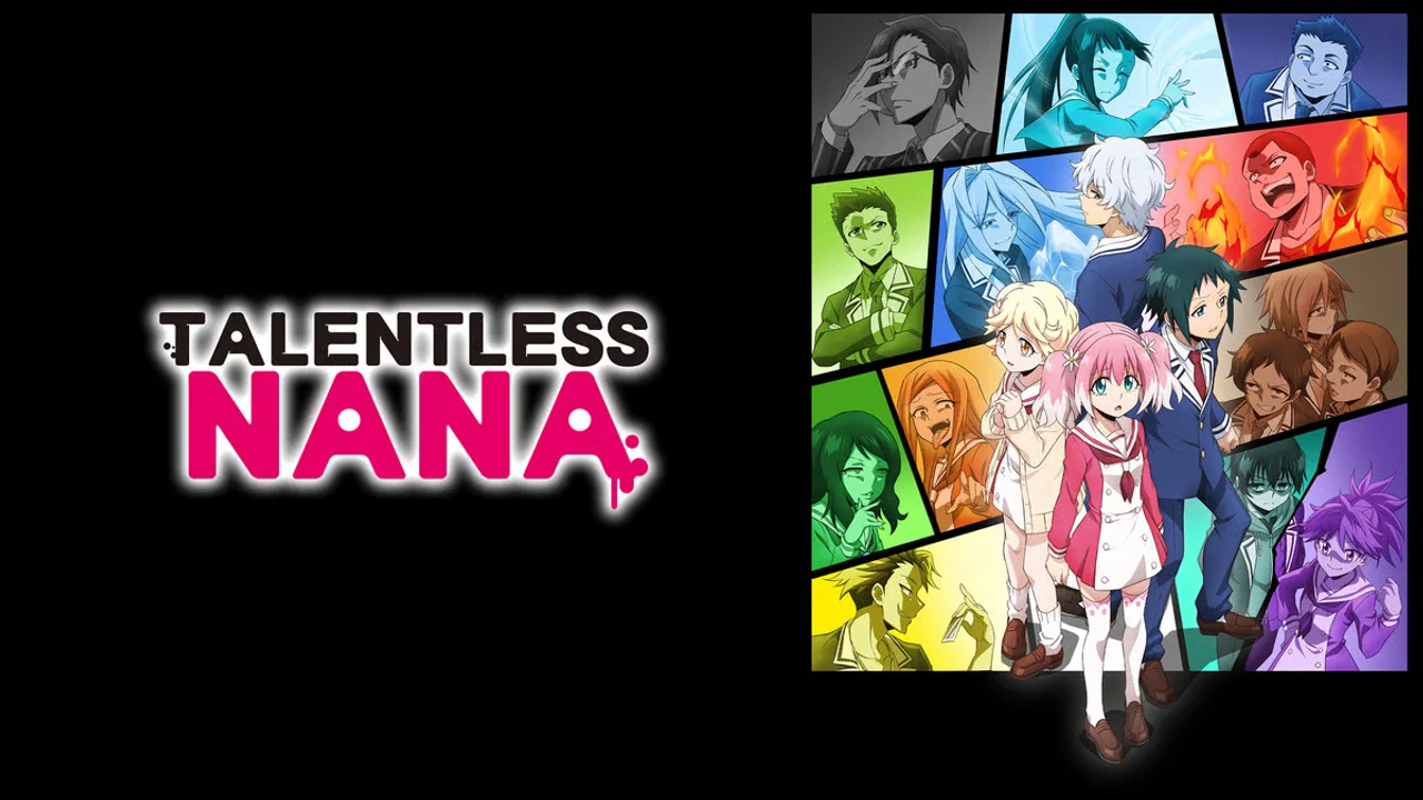 Arte oficial del anime Talentless Nana con Nana Hiiragi como protagonista