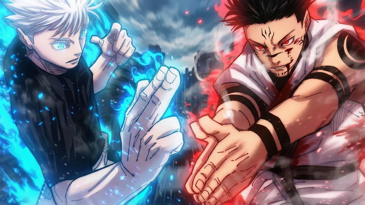 Gojo Satoru y Ryomen Sukuna frente a frente en la Batalla de Shinjuku de Jujutsu Kaisen