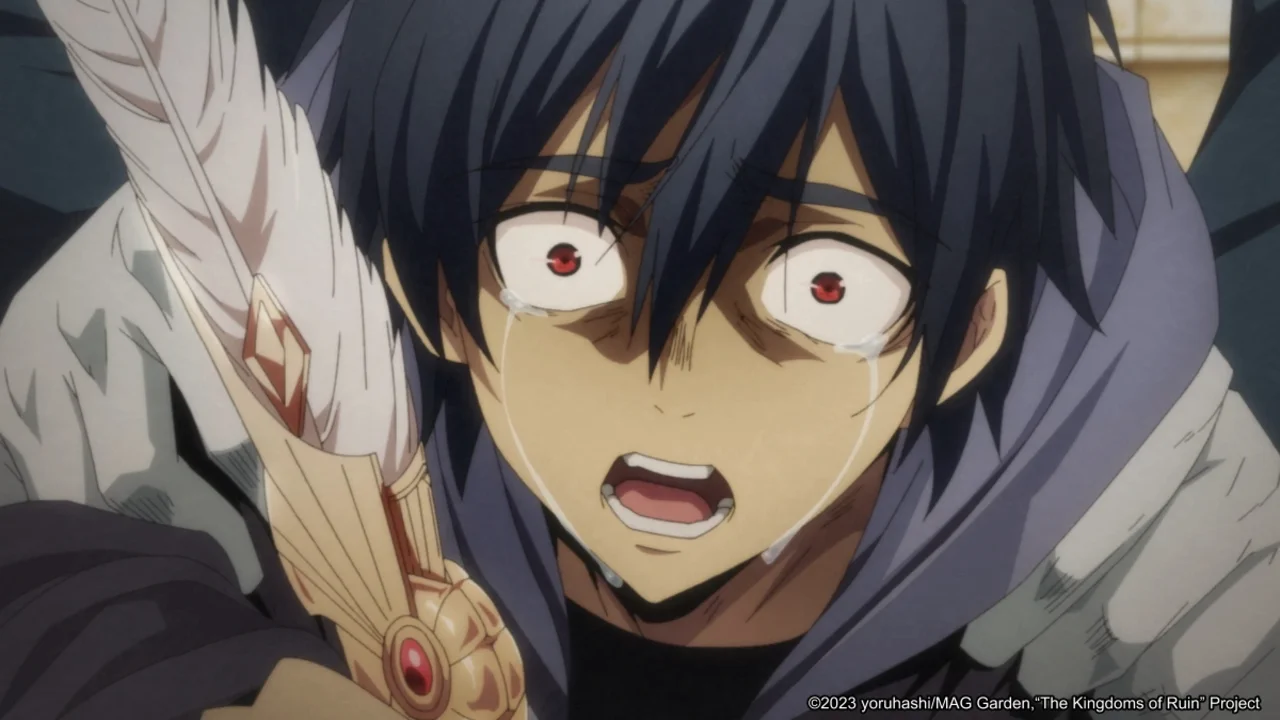 Adonis en The Kingdoms of Ruin, uno de los 10 animes de venganza donde el protagonista es traicionado