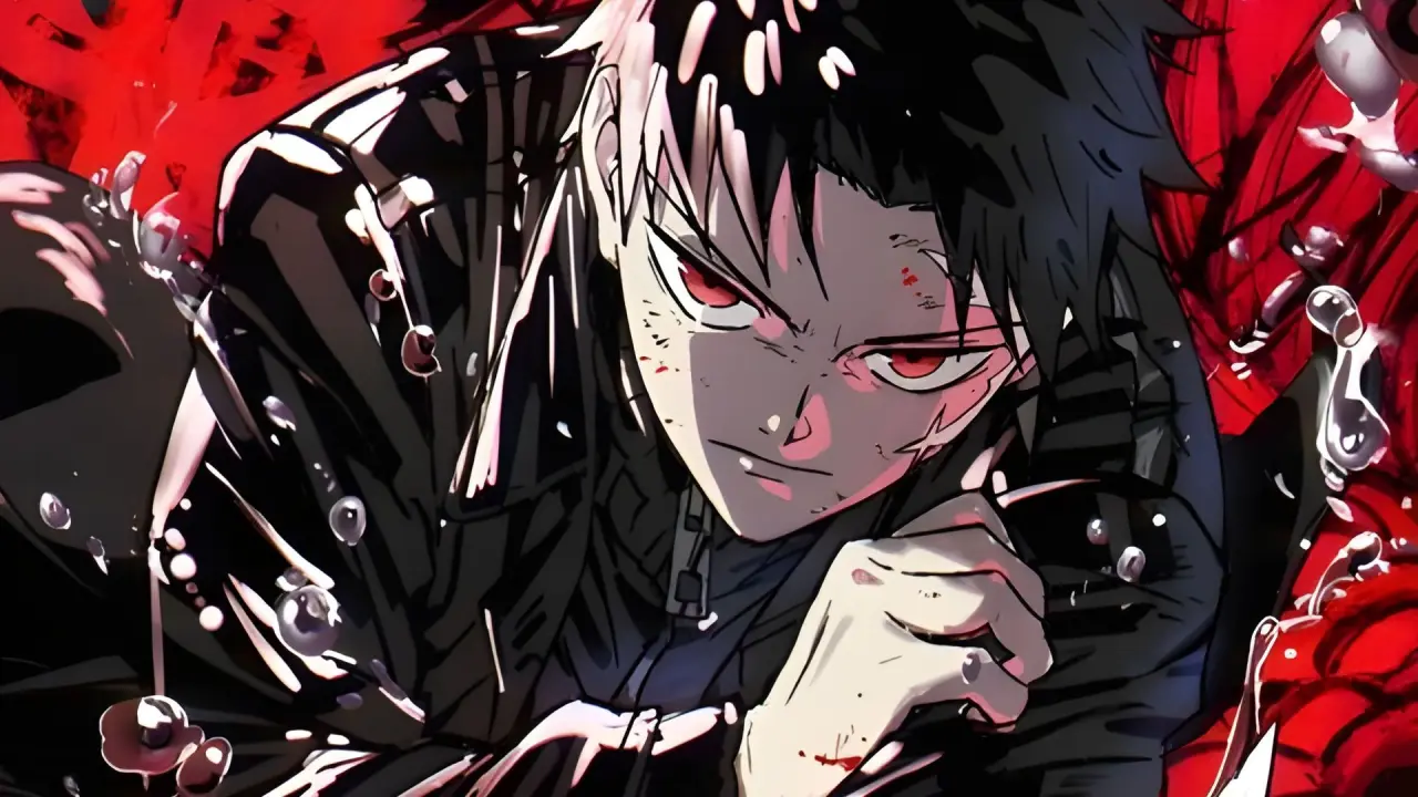 Chihiro Rokuhira herido entre salpicaduras de sangre en el tráiler del anime de Kagurabachi 2027