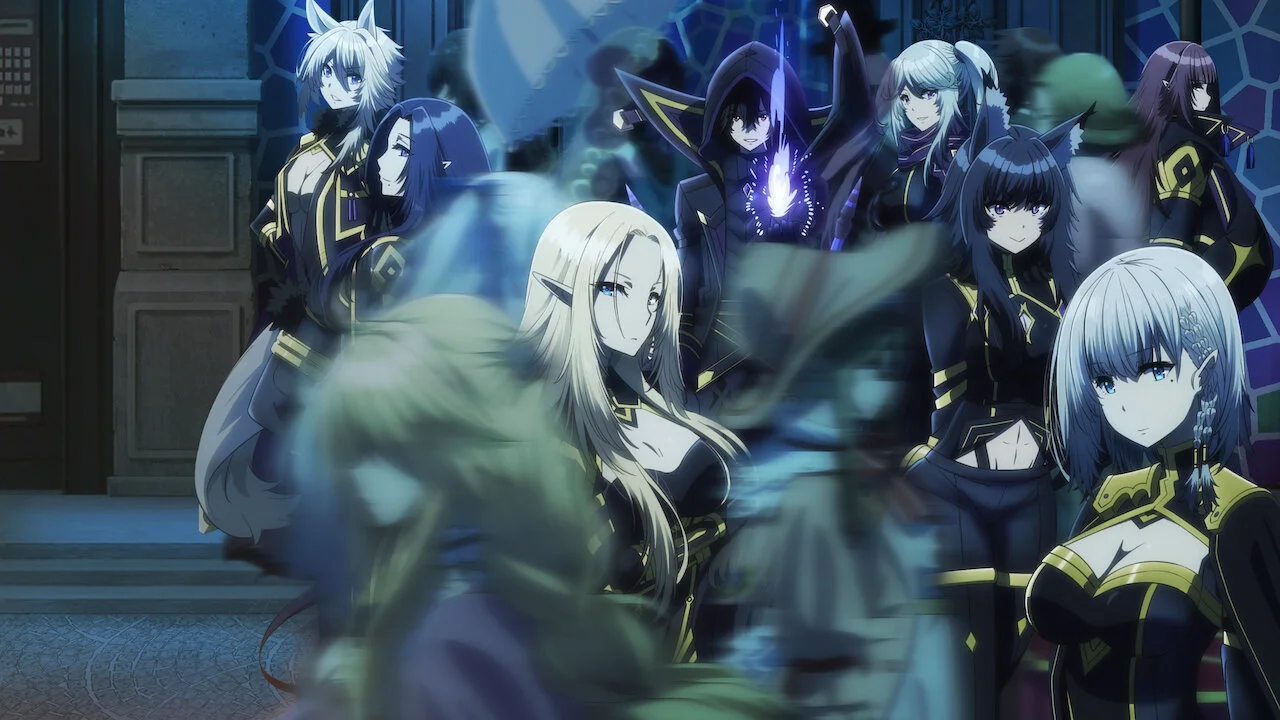 Shadow Garden al completo en el anime The Eminence in Shadow