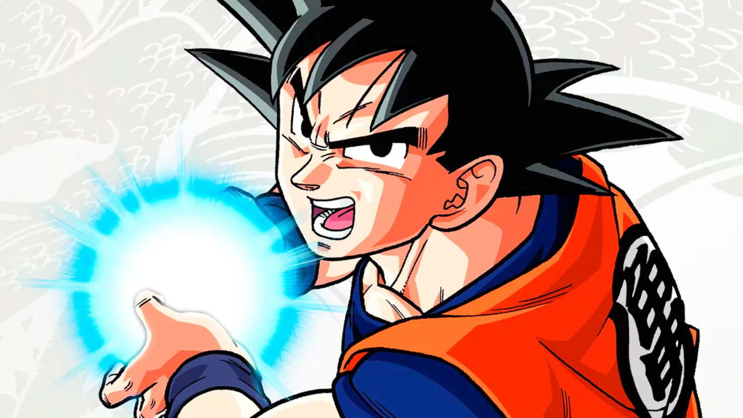Goku cargando el Kamehameha, uno de los ataques más icónicos del anime