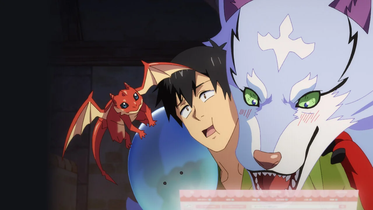 Mukoda cocinando junto a Fel el Fenrir en Campfire Cooking in Another World