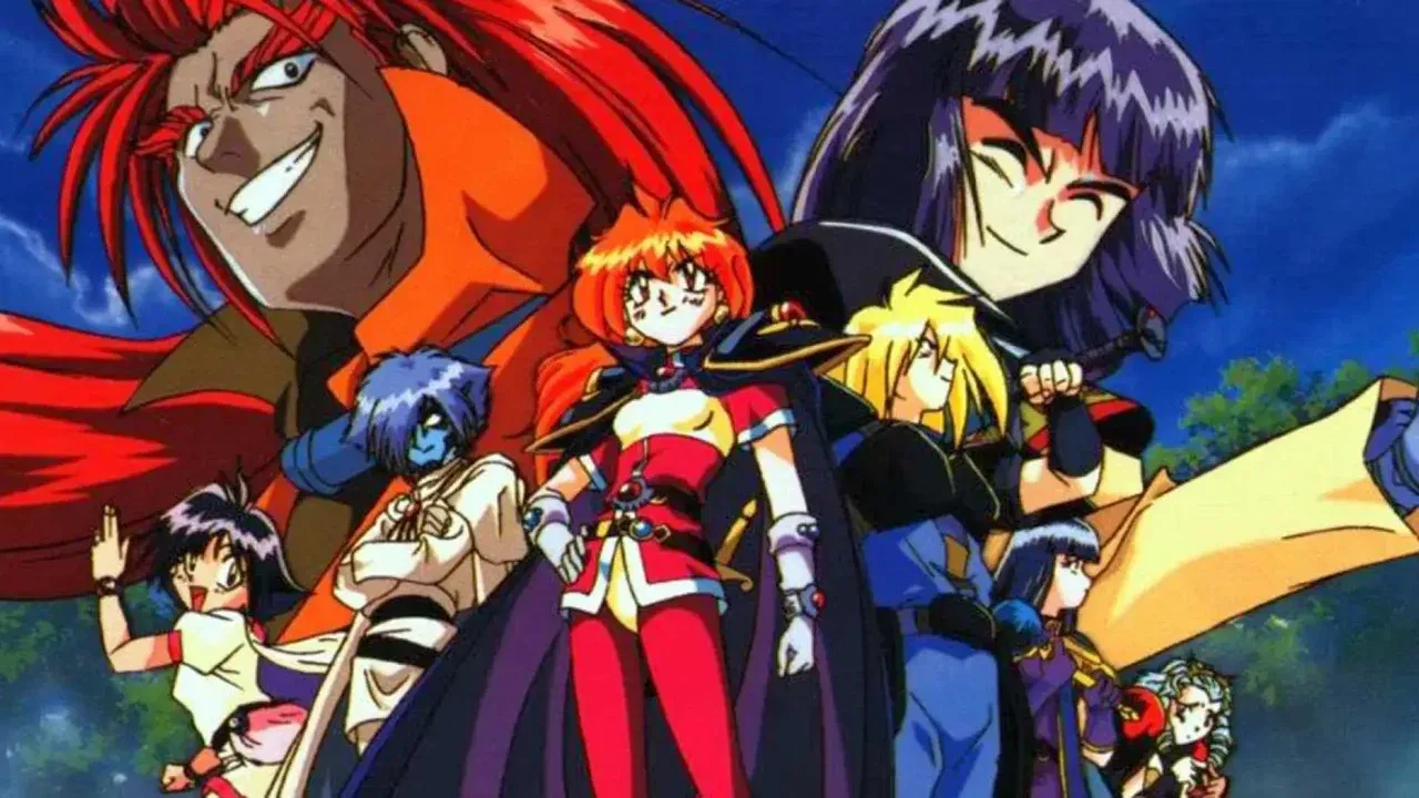 Lina Inverse y el elenco principal de Slayers, el anime de fantasía cómica que inspiró a KonoSuba