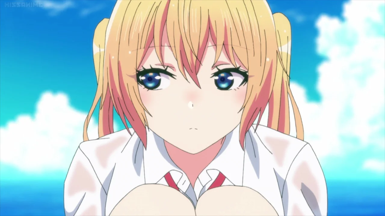 Homare y sus compañeras sobreviviendo en una isla desierta en el anime Sounan desu ka