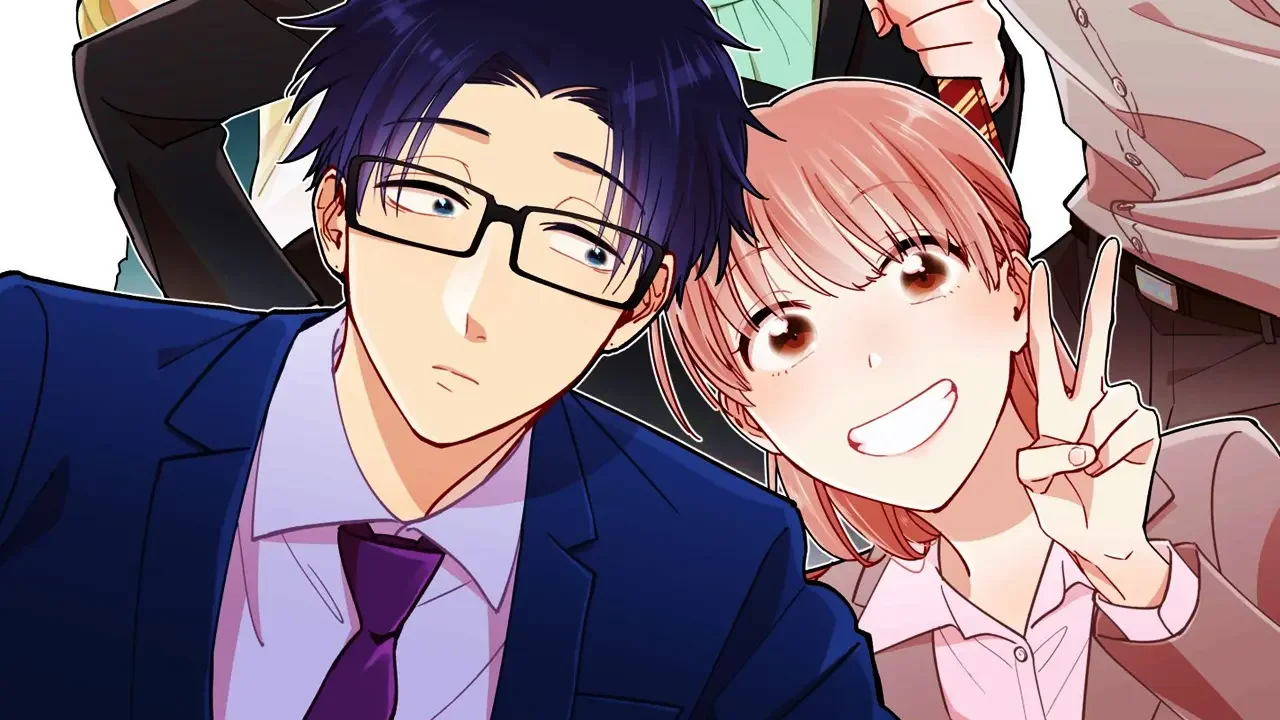 Narumi y Hirotaka en Wotakoi: Love is Hard for Otaku, comedia romántica entre otakus en el trabajo