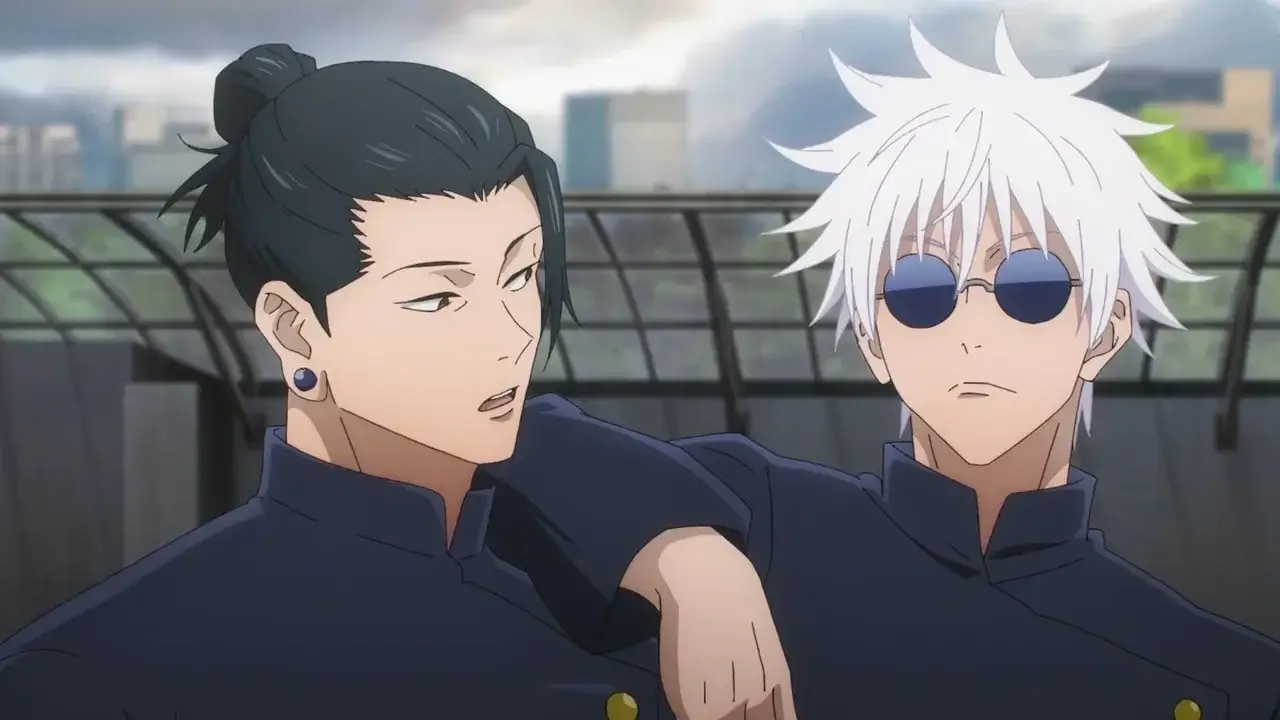 Satoru Gojo y Suguru Geto de estudiantes con uniforme escolar en Jujutsu Kaisen, la amistad que el fandom romantizó pese al destino de Geto como villano