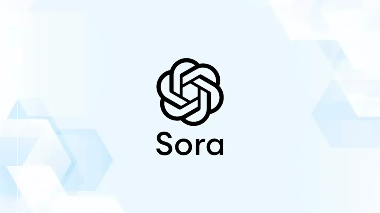 Logotipo oficial de Sora, el modelo de inteligencia artificial de video de OpenAI, comparado con la animación tradicional de Attack on Titan